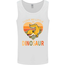I Love My Little Dragon Bearded Dragon Mens Vest Tank Top White