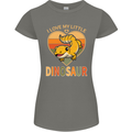 I Love My Little Dragon Bearded Dragon Womens Petite Cut T-Shirt Charcoal