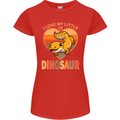 I Love My Little Dragon Bearded Dragon Womens Petite Cut T-Shirt Red