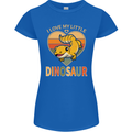 I Love My Little Dragon Bearded Dragon Womens Petite Cut T-Shirt Royal Blue