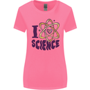 I Love Science Physics Chemistry Biology Geek Womens Wider Cut T-Shirt Azalea
