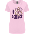 I Love Science Physics Chemistry Biology Geek Womens Wider Cut T-Shirt Light Pink