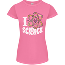 I Love Science Physics Chemistry Biology Nerd Womens Petite Cut T-Shirt Azalea