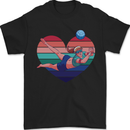 I Love Volleyball Heart Mens T-Shirt 100% Cotton Black