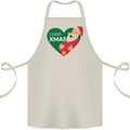 I Love Xmas Santa Claus Christmas Cotton Apron 100% Organic Natural