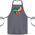 I Love Xmas Santa Claus Christmas Cotton Apron 100% Organic Steel