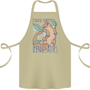 I Raise Tiny Dinosaurs Lizards Chameleon Cotton Apron 100% Organic Khaki