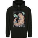 I Raise Tiny Dinosaurs Lizards Chameleon Mens 80% Cotton Hoodie Black