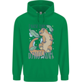 I Raise Tiny Dinosaurs Lizards Chameleon Mens 80% Cotton Hoodie Irish Green