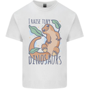 I Raise Tiny Dinosaurs Lizards Chameleon Mens Cotton T-Shirt Tee Top White
