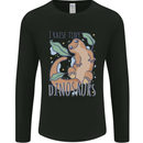I Raise Tiny Dinosaurs Lizards Chameleon Mens Long Sleeve T-Shirt Black
