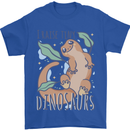 I Raise Tiny Dinosaurs Lizards Chameleon Mens T-Shirt 100% Cotton Royal Blue