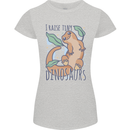 I Raise Tiny Dinosaurs Lizards Chameleon Womens Petite Cut T-Shirt Sports Grey