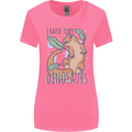 I Raise Tiny Dinosaurs Lizards Chameleon Womens Wider Cut T-Shirt Azalea
