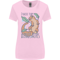 I Raise Tiny Dinosaurs Lizards Chameleon Womens Wider Cut T-Shirt Light Pink