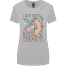 I Raise Tiny Dinosaurs Lizards Chameleon Womens Wider Cut T-Shirt Sports Grey