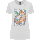 I Raise Tiny Dinosaurs Lizards Chameleon Womens Wider Cut T-Shirt White