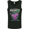 I Steal Hearts Funny T-Rex Dinosaur Mens Vest Tank Top Black