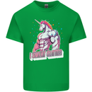 I Sweat Glitter Gym Unicorn LGBT Mens Cotton T-Shirt Tee Top Irish Green