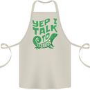 I Talk To Lizards Chameleons Bearded Dragons Cotton Apron 100% Organic Natural