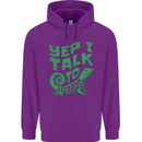 I Talk To Lizards Chameleons Bearded Dragons Mens 80% Cotton Hoodie Purple