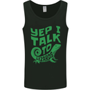 I Talk To Lizards Chameleons Bearded Dragons Mens Vest Tank Top Black
