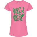 I Talk To Lizards Chameleons Bearded Dragons Womens Petite Cut T-Shirt Azalea