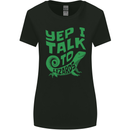 I Talk To Lizards Chameleons Bearded Dragons Womens Wider Cut T-Shirt Black