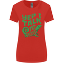 I Talk To Lizards Chameleons Bearded Dragons Womens Wider Cut T-Shirt Red