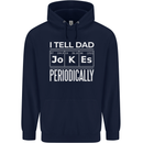 I Tell Dad Jokes Periodically Fathers Day Childrens Kids Hoodie Navy Blue