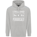 I Tell Dad Jokes Periodically Fathers Day Childrens Kids Hoodie Sports Grey