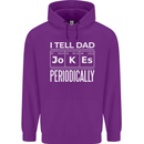 I Tell Dad Jokes Periodically Fathers Day Mens 80% Cotton Hoodie Purple