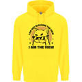 I am the View Funny Cat Childrens Kids Hoodie Yellow