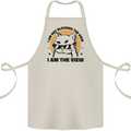 I am the View Funny Cat Cotton Apron 100% Organic Natural