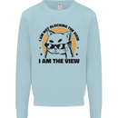 I am the View Funny Cat Kids Sweatshirt Jumper Light Blue