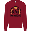 I am the View Funny Cat Kids Sweatshirt Jumper Red