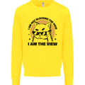 I am the View Funny Cat Kids Sweatshirt Jumper Yellow