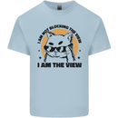 I am the View Funny Cat Kids T-Shirt Childrens Light Blue