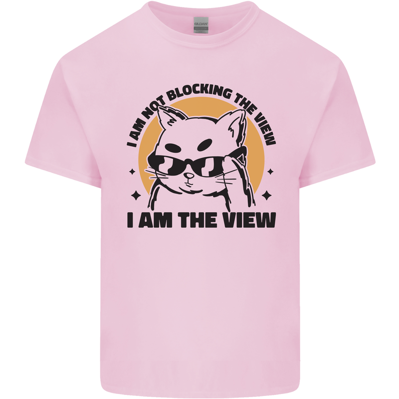 I am the View Funny Cat Kids T-Shirt Childrens Light Pink