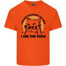 I am the View Funny Cat Kids T-Shirt Childrens Orange
