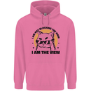 I am the View Funny Cat Mens 80% Cotton Hoodie Azelea