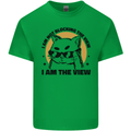 I am the View Funny Cat Mens Cotton T-Shirt Tee Top Irish Green