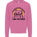 I am the View Funny Cat Mens Sweatshirt Jumper Azalea