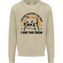 I am the View Funny Cat Mens Sweatshirt Jumper Sand