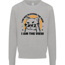 I am the View Funny Cat Mens Sweatshirt Jumper Sports Grey