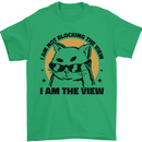 I am the View Funny Cat Mens T-Shirt 100% Cotton Irish Green