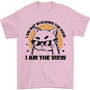I am the View Funny Cat Mens T-Shirt 100% Cotton Light Pink