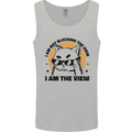 I am the View Funny Cat Mens Vest Tank Top Sports Grey