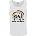 I am the View Funny Cat Mens Vest Tank Top White