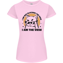 I am the View Funny Cat Womens Petite Cut T-Shirt Light Pink